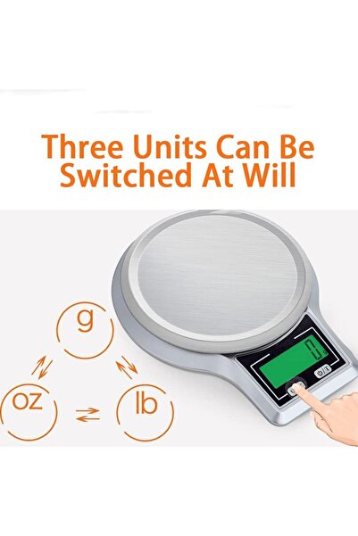 COOYA Electronic Digital Kitchen Scale, Stainless Steel, High accuracy, durable, Auto-off, for kitchen