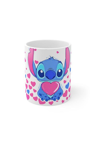 Cuppy Box كوب مطبوع عليه قلوب ستيتش