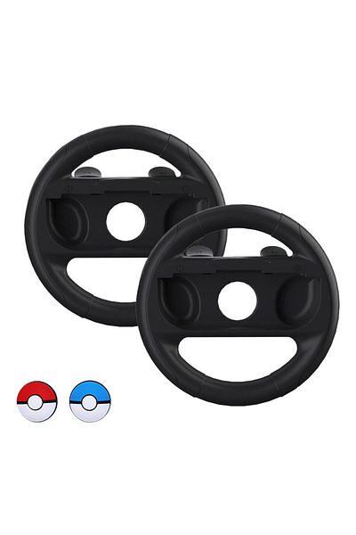 Choice B 2 Pcs/lot Racing Steering Wheels For Switch Oled Joy Con Controller Ns Handle Grips For Ns Switch.