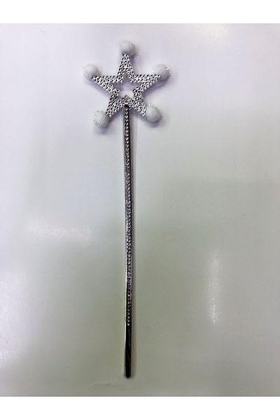 Hepta Collection White Pompom Magic Wand Wand