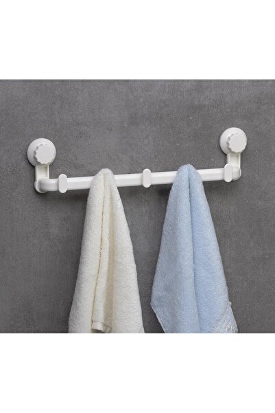 Okyanus Home Grande Beşli Askı 3 Fonksiyonlu - Ister Vakumla, Ister Yapıştır,...