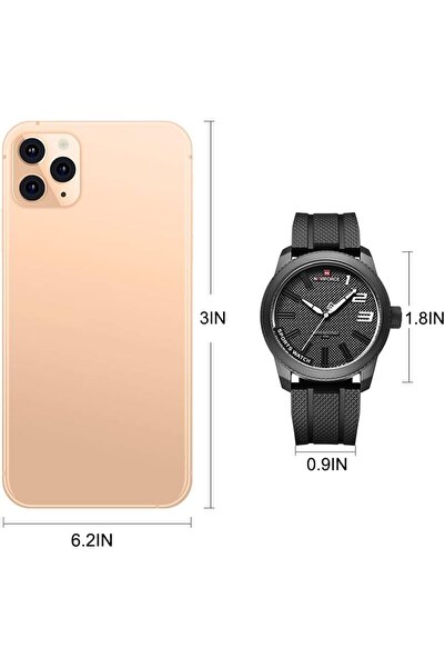 Naviforce Sport Waterproof Watches for Students Boys Men, Silicone Band Watch with Second Hand