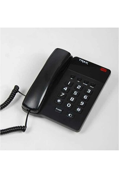 TRAX TD-205 Ekransız Kablolu Masaüstü Telefon Siyah