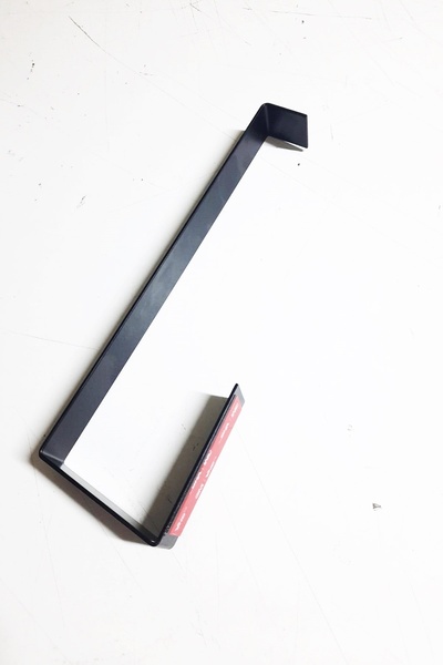 Nisfi Kutur Set of 2 Matte Black Metal Paper Towel Rack and Toilet Paper Holder Set with Screw or Adhesive