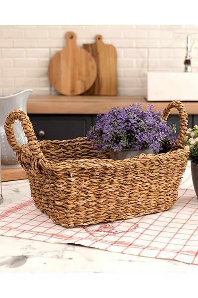 Madame Coco Maro Medium Wicker Basket