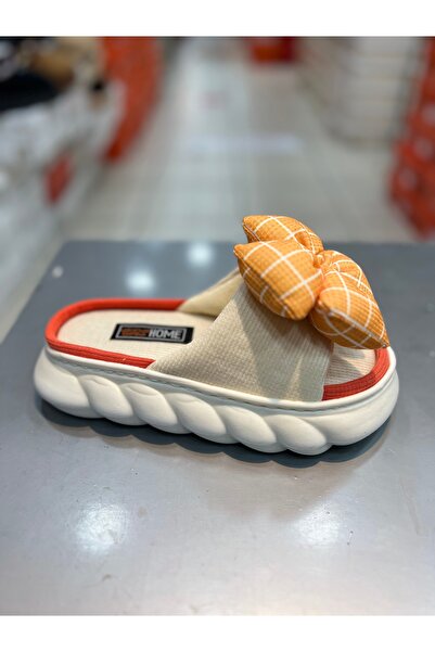 Akınal Bella Πολύχρωμες γυναικείες παντόφλες με φιόγκο