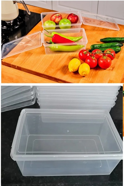 Marsilyan Storage Container 5 Pieces 2 Lt Lockable Freezer Microwave Food Toy...