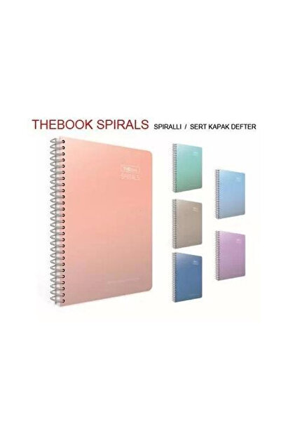 Gıpta Spirals A4 100 Sheets Lined Notebook - 1 Piece