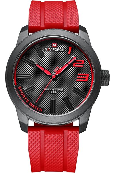 Naviforce Sport Waterproof Watches for Students Boys Men, Silicone Band Watch with Second Hand