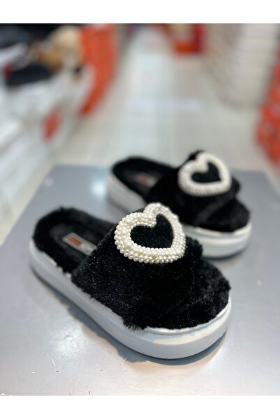 Akınal Bella Papuci de damă din lână inimă