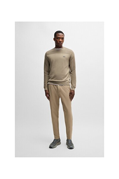 BOSS Kolay ütülenen dört yönlü esnek kumaştan daralan kesim chino