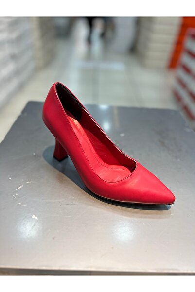 Genel Markalar Serrace Topuklu Şık Kadın Düz Siteletto