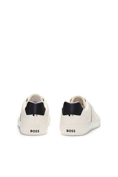 BOSS Logolu Deri Sneaker Ayakkabı Erkek AYAKKABI 50522833 101