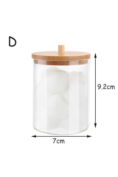 Choice صندوق تخزين من الأكريليك مع جرة حمام ومنظم أدوات التجميل وحامل وسادة ق...