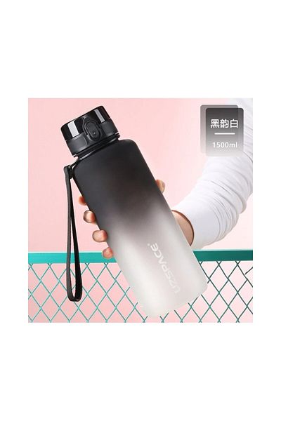Uzspace 1500ml Tritan Flask 3056 Black-White
