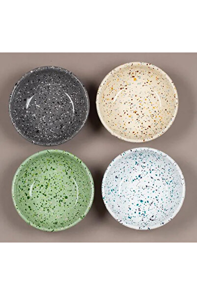 Bidoluraf 600ml Enamel Bowl - Splash Pattern, Puppy Mouth