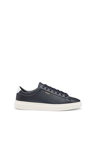 BOSS Hakiki Deri Logolu Sneaker Ayakkabı Erkek AYAKKABI 50536480 410