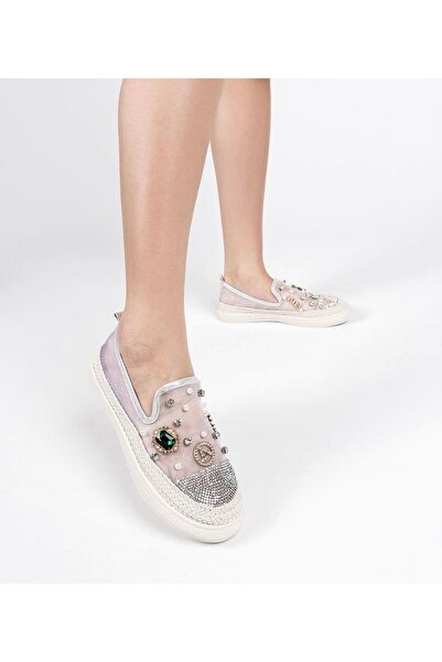 Guja Pantofi de damă importați cu tul și piatră