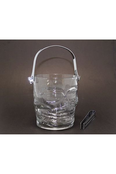 Bare & Bold Glass Skull Ice Box Alk2153