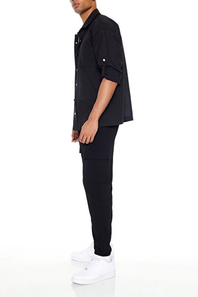 Forever 21 Dokulu Kargo Jogger Eşofman Altı