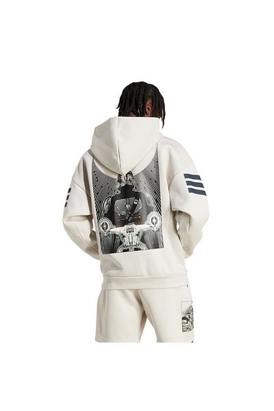 adidas Μπεζ ανδρικό φούτερ - M Sw Tm Hdy Jı5719