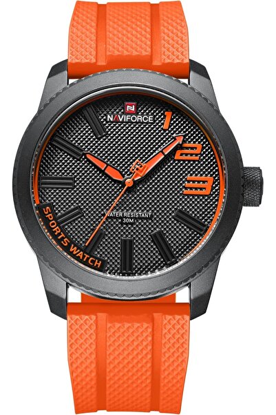 Naviforce Sport Waterproof Watches for Students Boys Men, Silicone Band Watch with Second Hand