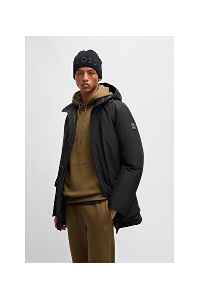 BOSS Su Geçirmez Osmanlı Kumaştan Rahat Kesim Parka