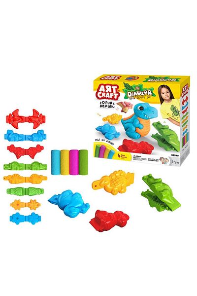 Art Craft Nessiworld 03549 3D Dinosaur Dough Set 200Gr