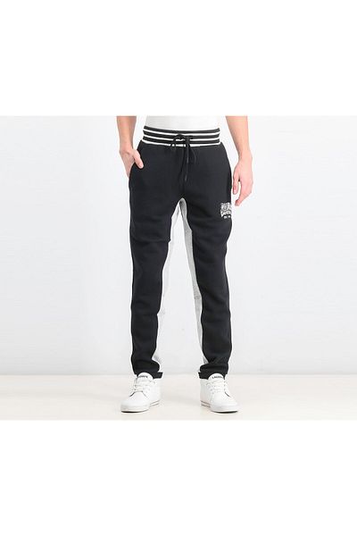 Puma Men Press Sweat Pants, Black And Light Gray Heather