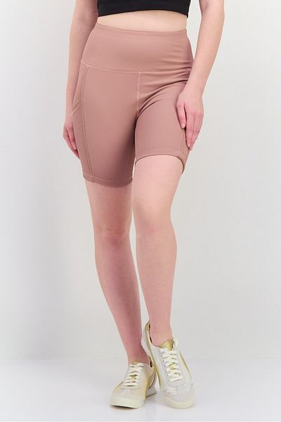 JASON WU شورت رياضي مناسب لركوب الدراجات للنساء، باللون الذهبي الوردي