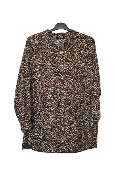 GGMM Plus Size Viscose Print Shirt Height 85 cm