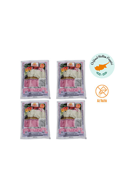 KOOP Süt Az Tuzlu Hellim Peynir 4'lü Toplam 880gr