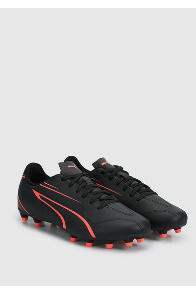 Puma Vitoria Fg/Ag Męskie Czarne Korki Piłkarskie 10748309