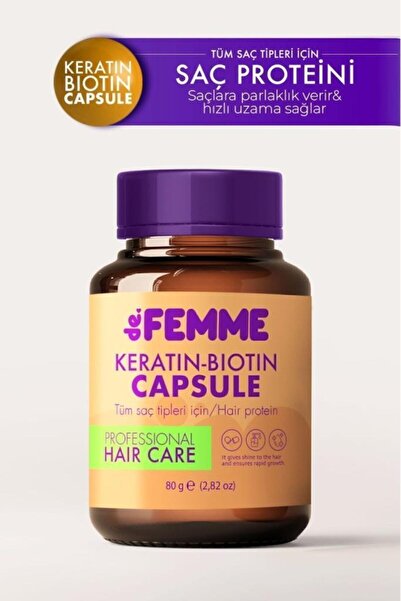De Femme Saç Bakım Proteini /dökülmelere Ve Yıpranmalara Karşı Hair Profosyon...
