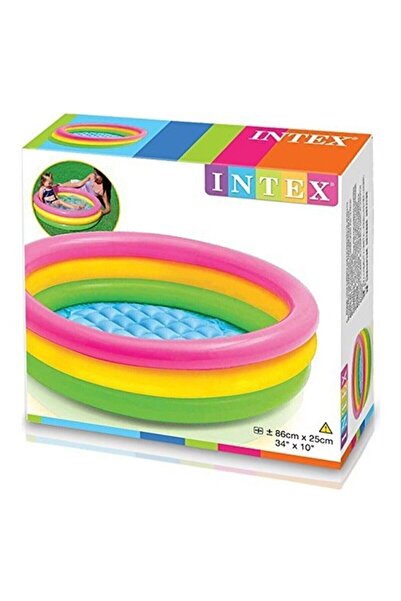 Vardem Intex 3 Boğumlu Sunset Bebek Havuzu 86x25 Cm