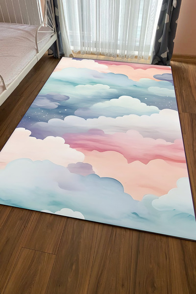 SÜNGERSAN Çocuk/Bebek Oyun Halısı Çocuk Halısı Yıkanabilir Oyun Halısı Diz Acıtmaz Yumuşak Çocuk Matı