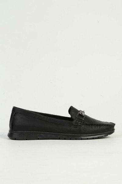 Pierre Cardin Μαύρα δερμάτινα γυναικεία παπούτσια PC-54760