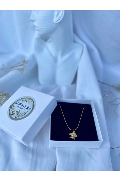Miravera Jewellery Kraliçe Arı – Altın Kaplama Çelik Kolye