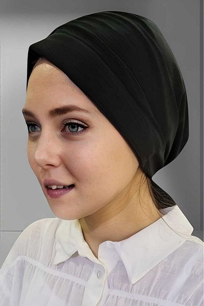 Uniquetrenders Women's Luxury Sandy Fabric Tied Pleated Hijab Bonnet Shawl