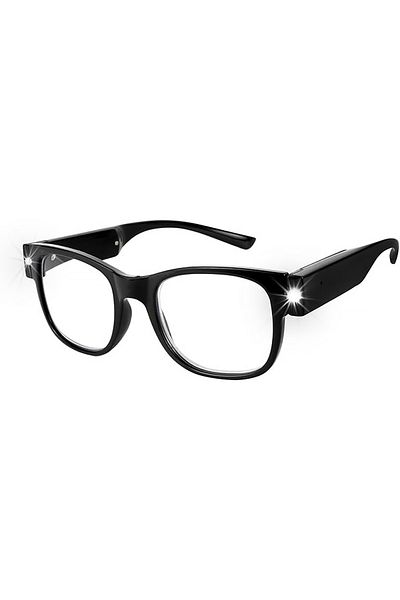 Soillium Glassless Book Reading Glasses Led Light Book Reading Glasses Book Lighting Light Night Reading Lamp