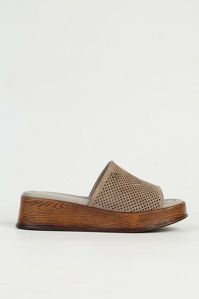 Pierre Cardin Γυναικείες παντόφλες Mink Suede Leather - PC-7360