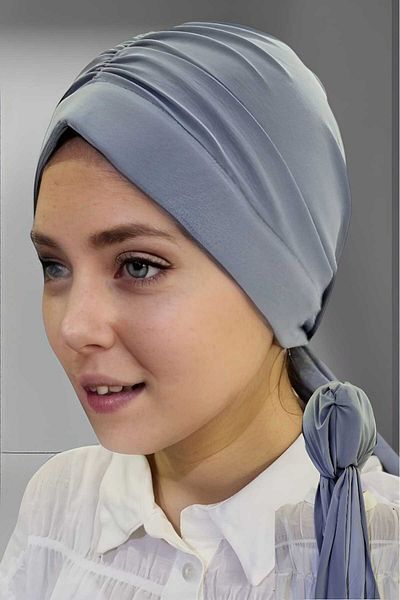 Uniquetrenders Γυναικείο σάλι με καπό χιτζάμπ με πλισέ από ύφασμα πολυτελείας