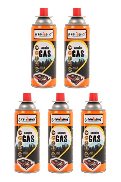 Pikas 5 Li Gaz Kartuşu Set Beşli Pürmüz Gazı 5 Adet 227 gr Kamp Gazı Kartuş Seti