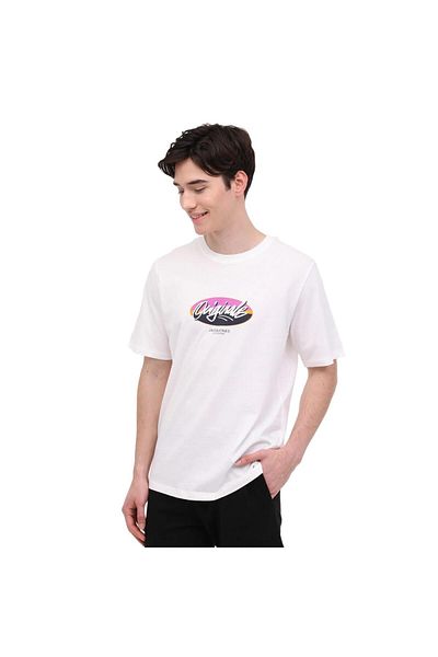 Jack & Jones 12255650   Μπλουζάκι Jortampa Ss Crew Neck 1 Fst Ln Λευκό