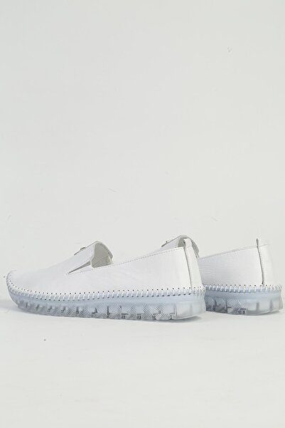 Pierre Cardin White Leather Women's Shoes