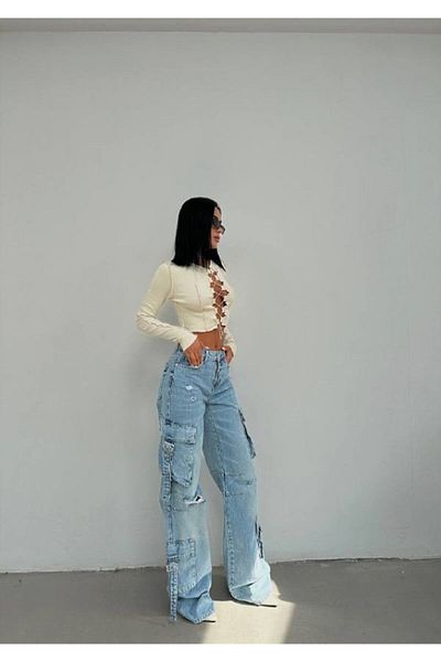 DENİKK Trend Design special Pantaloni Palazzo Kalip confortabili cu picioare largi