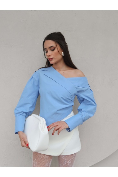 ESRAHELVACI Cămașă cu umăr deschis