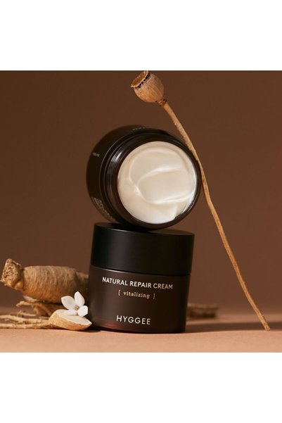 HYGGEE Natural Repair Cream 50ml |   Vegan Face Care Cream with Ginseng Extract