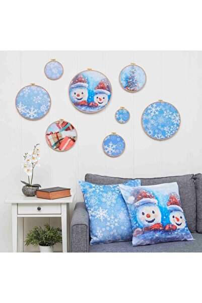 Montisu 8 Parça, Duvar Süsü, Hediyelik Eşya, Yılbaşı Hediyesi, Yeni Yıl Hediyesi, Noel, Yılbaşı Süsü, Dekor