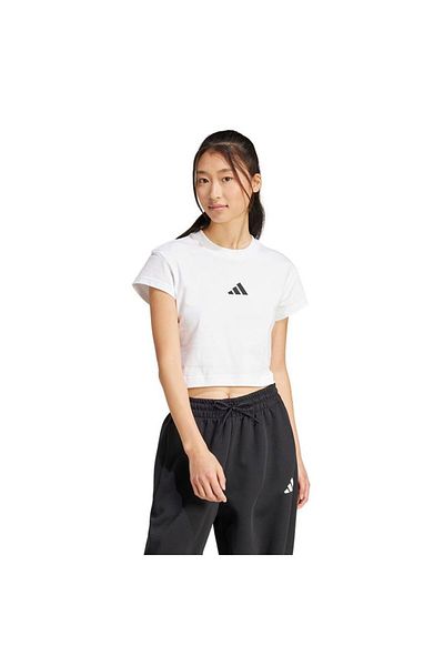 adidas Μπλουζάκι μωρού Kadın Beyaz με μικρό λογότυπο Future Icons